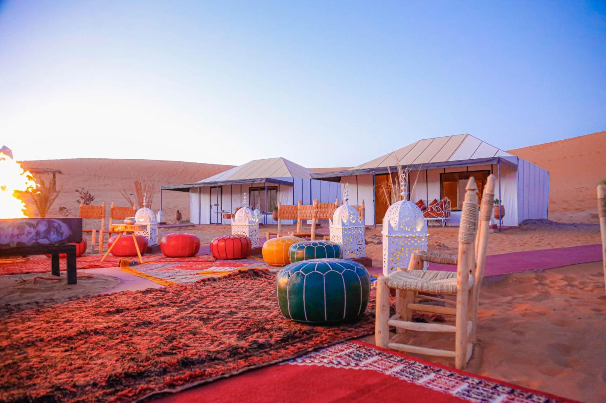 Hassan Luxury Camp เมอร์ซูกา ภายนอก รูปภาพ